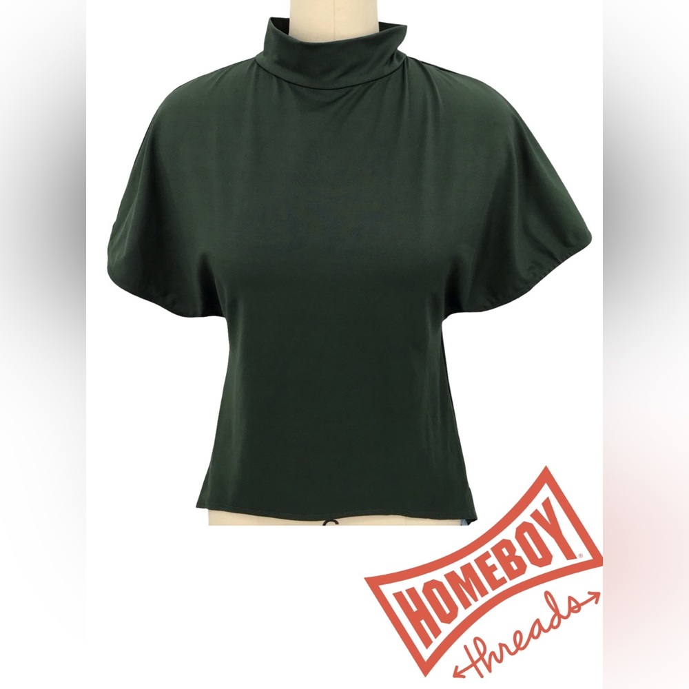 Women's Dark Green Blouse Size M